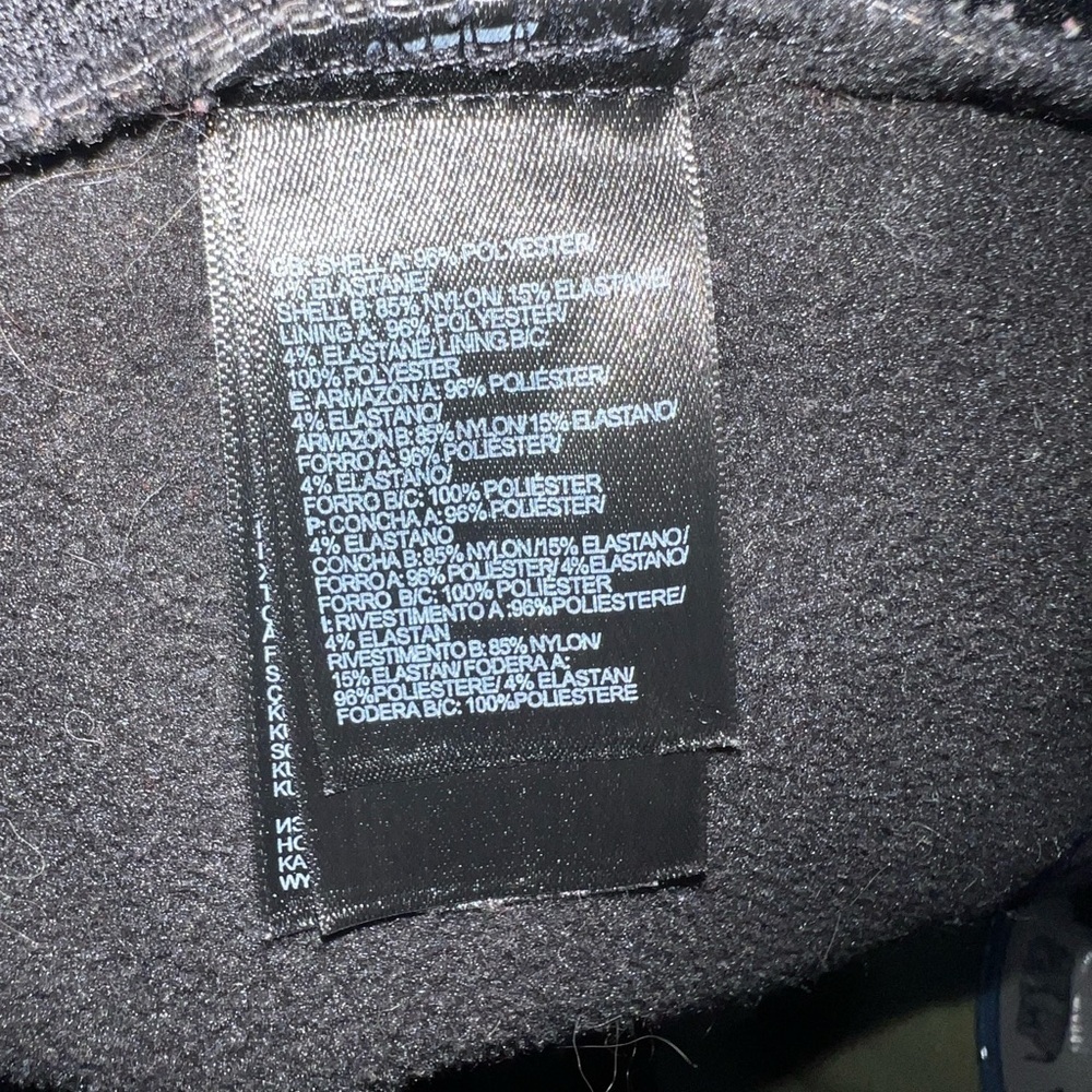 North Face Women's Sz XXL Black Medium Weight Jacket Front/Back Logo Zip Pockets - Picture 10 of 10